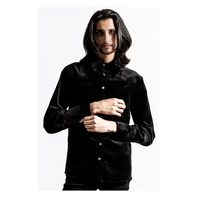 košeľa pánska KILLSTAR - Pull The Cord Button-Up - Black