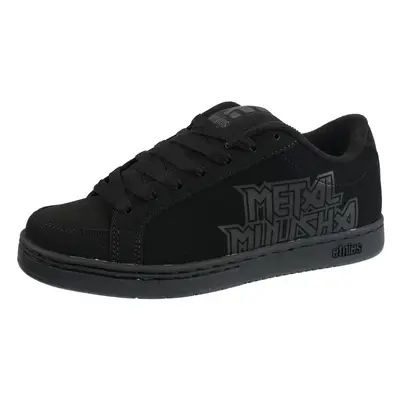 tenisky nízke pánske - ETNIES - METAL MULISHA - BLACK/BLACK/BLACK