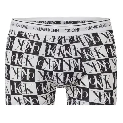 Pánske boxerky NB2216A 5UW čierna/biela - Calvin Klein černá-bílá