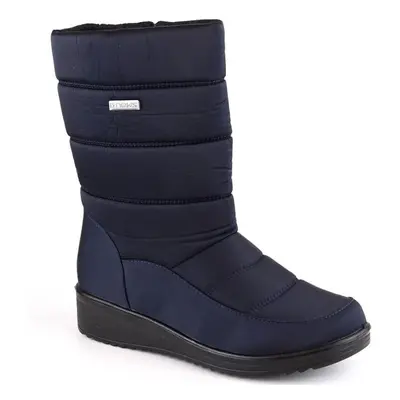 Dámske vysoké snehové topánky W EVE436B navy blue - Novinky