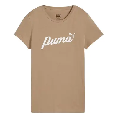 Puma ESS+Script Dámske tričko béžová 679315 67