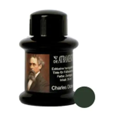 De Atramentis DEADICKENS Charles Dickens šedý fľaštičkový atrament 45 ml