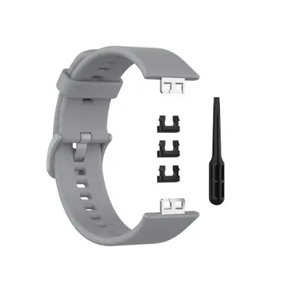 BStrap Silicone remienok na Huawei Watch Fit, gray (SHU005C08)