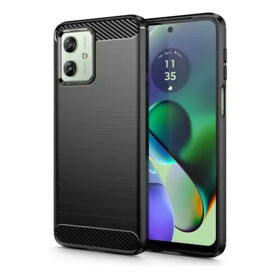 Tech-Protect Carbon kryt na Motorola Moto G54 5G, čierny