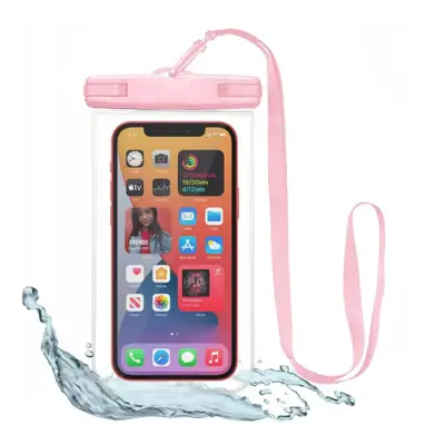 Tech-Protect Waterproof vodotesné puzdro na mobil 6.9'', ružové