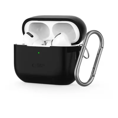 Tech-Protect Silicone Hook puzdro na Apple AirPods Pro 1 / 2, čierne