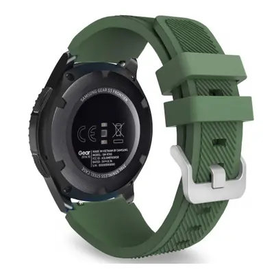 BStrap Silicone Sport remienok na Huawei Watch 3 / 3 Pro, dark green (SSG006C0711)