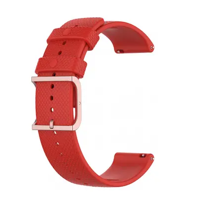 BStrap Silicone Rain remienok na Huawei Watch 3 / 3 Pro, red (SSG014C1512)