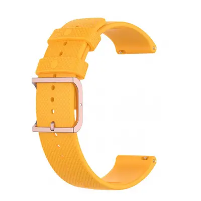 BStrap Silicone Rain remienok na Huawei Watch GT2 42mm, yellow (SSG014C0607)