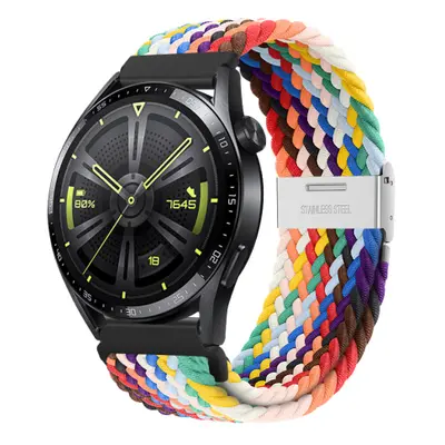 BStrap Elastic Nylon 2 remienok na Huawei Watch 3 / 3 Pro, rainbow (SSG027C0210)