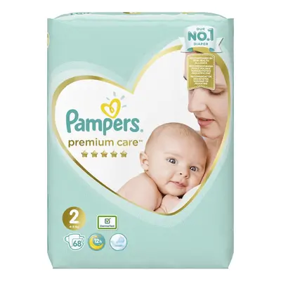 Pampers Premium Care, Plienky, 68ks/S2, 4kg-8kg