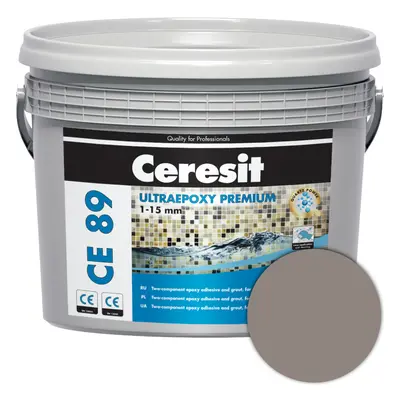 Ceresit CE 89 UltraEpoxy Premium prírodný kremeň 2,5kg Dvojzložková epoxidová chemicky odolná ma