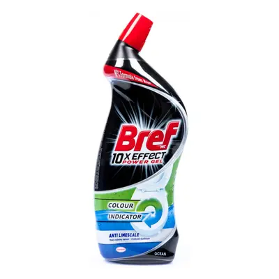 Bref WC gél 10x Effect Power Gel Antilimescale Oceán 700ml