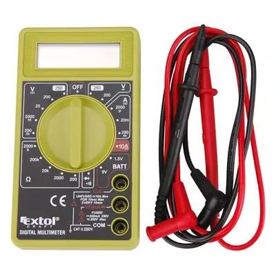 Extol Multimeter digitálny s akustickou signalizáciou