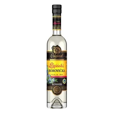 Spišská borovička 40% KOSHER 0,5L