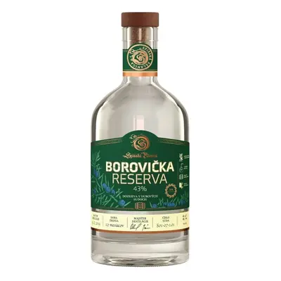 Spišská pálenica Borovička RESERVA 43% 0,7l