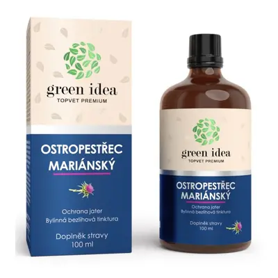 Topvet Green Idea Pestrec mariánsky bezliehová tinktúra 100ml