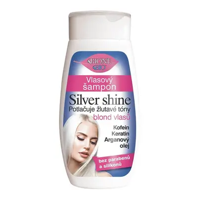 Bione cosmetics Tónovací šampón na vlasy Silver shine 260ml