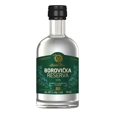 Spišská pálenica Borovička RESERVA 43% 0,05l