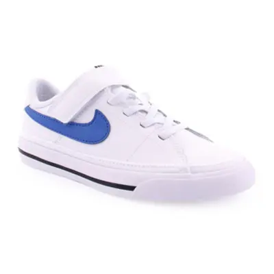 Chlapčenská vychádzková obuv NIKE Court Legacy white black game royal