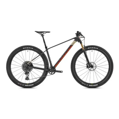 Horský bicykel MONDRAKER Podium Carbon R, tran silver carbon desert grey orange