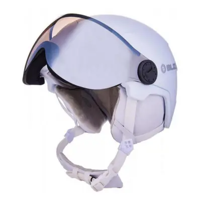 Dámska lyžiarska prilba so štítom BLIZZARD W2W Double Visor ski helmet, white matt, smoke lens, 