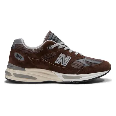 Unisex topánky New Balance U991BR2 – hnedá