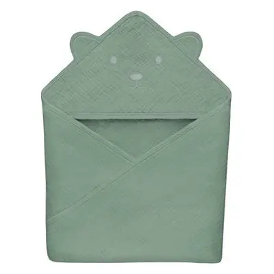 Lionelo Muslin Hooded Towel Green Forest