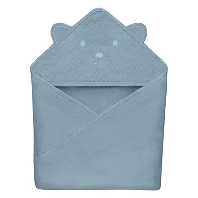 Lionelo Muslin Hooded Towel Grey Sky