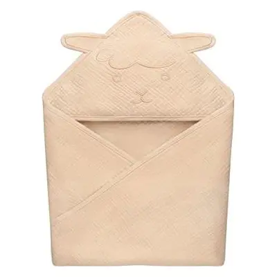 Lionelo Muslin Hooded Towel Beige Sand