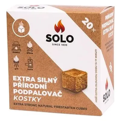 SOLO Podpaľovač extra silný kocky – 20 ks