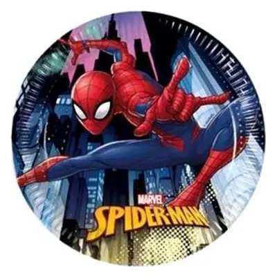 GODAN Papierový tanier – Ultimate Spiderman – 23 cm – 8 ks