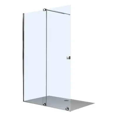Walk-In Huppe Xtensa posuvné dvere s pevným segm. XT0125.123.322