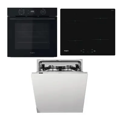 Whirlpool rúra OMK58CU1SB + umývačka riadu WIC3C26F + indukčná varná doska WSQ7360NE