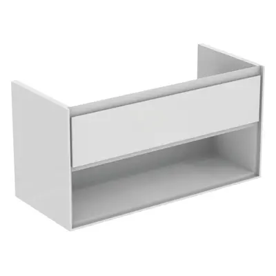 Kúpeľňová skrinka pod umývadlo Ideal Standard Connect Air 100x44x51,7 cm v kombinácii hnedá mat 