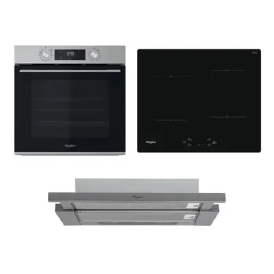 Whirlpool rúra OMK58CU1SX + indukčná varná doska WSQ7360NE + odsávač pár AKR7491IX SETWH23