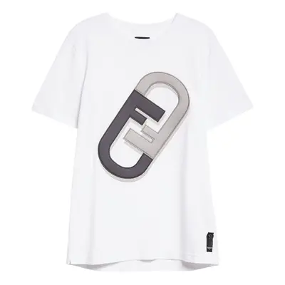 FENDI 3D Logo White tričko