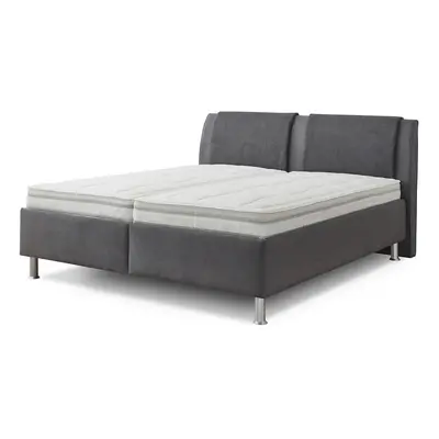 Beldomo - Sleep BOXSPRINGOVÁ POSTEĽ, 180/200 cm, textil, kompozitné drevo, sivá