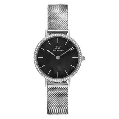 Daniel Wellington DW Watch Petite Lumine Bezel Sterling Black MOP Silver