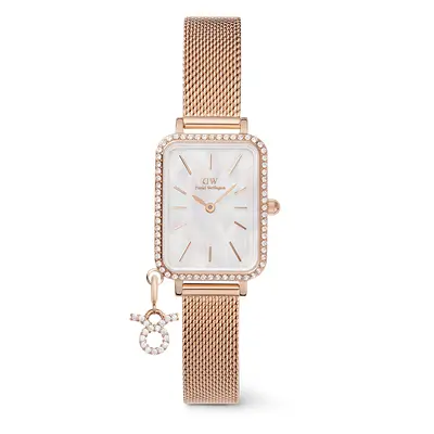 Daniel Wellington DW Watch Quadro Crystal Zodiac Melrose Rose Gold