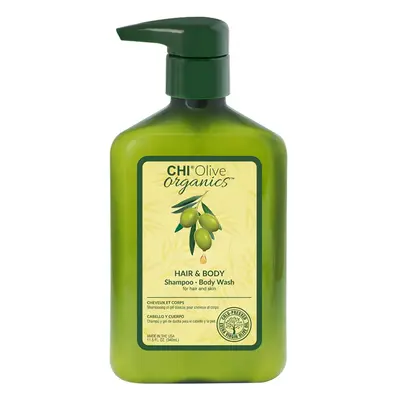 CHI Olive Organics Hair & Body Šampón na vlasy a sprchový šampón na telo 340ml - CHI