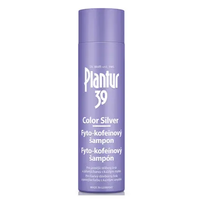 Plantur 39 Color Silver Fyto-kofeínový šampón proti žltému nádychu blond vlasov 250ml - Plantur