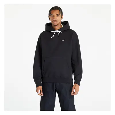 Mikina Nike Solo Swoosh Men's Fleece Pullover Hoodie Black/ White