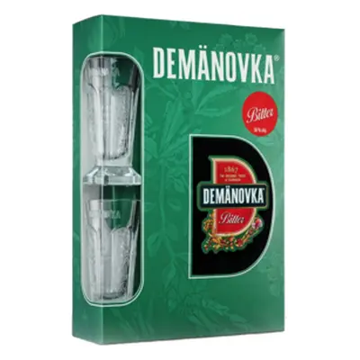 Demänovka Bitter 38% 0,7l (darčekové balenie s 2 pohármi)