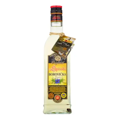 Borovička Spišská Koscher 40% 0,7l (holá fľaša)