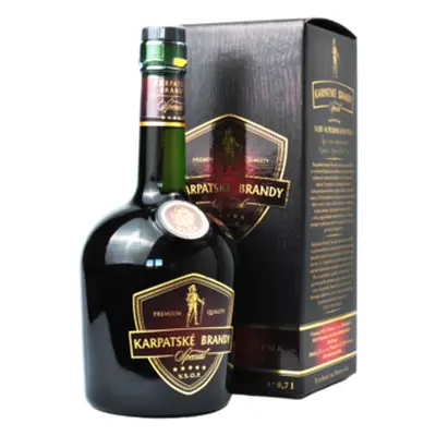 Karpatské Brandy Špeciál VSOP 40% 0,7l (kartón)