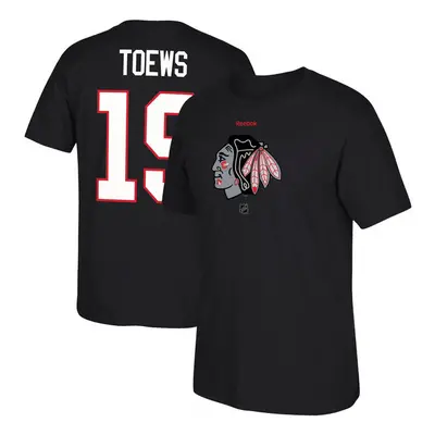 Chicago Blackhawks pánske tričko Jonathan Toews #19 Reebok Center Ice TNT Reflect Logo