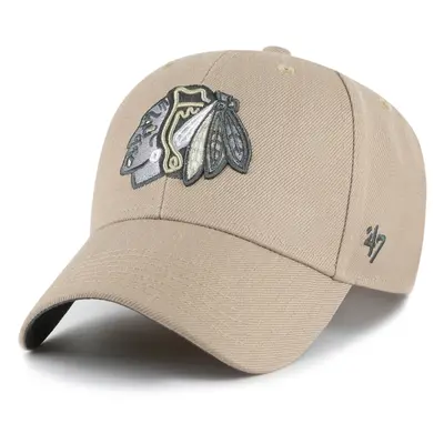 Chicago Blackhawks čiapka baseballová šiltovka Sure Shot Snapback 47 MVP Khaki