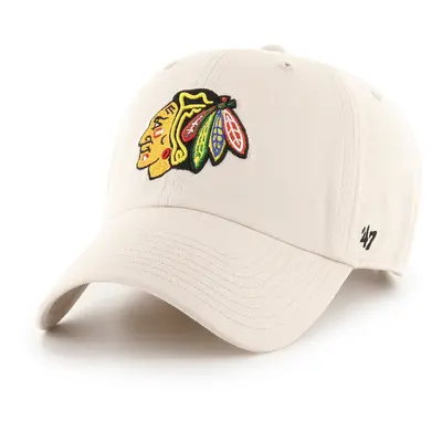 Chicago Blackhawks čiapka baseballová šiltovka 47 CLEAN UP Bone