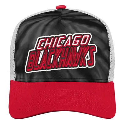 Chicago Blackhawks detská čiapka baseballová šiltovka Santa Cruz Tie Dye Trucker